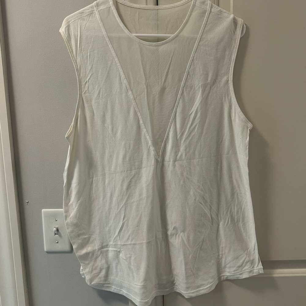 White Sleeveless Women's Top